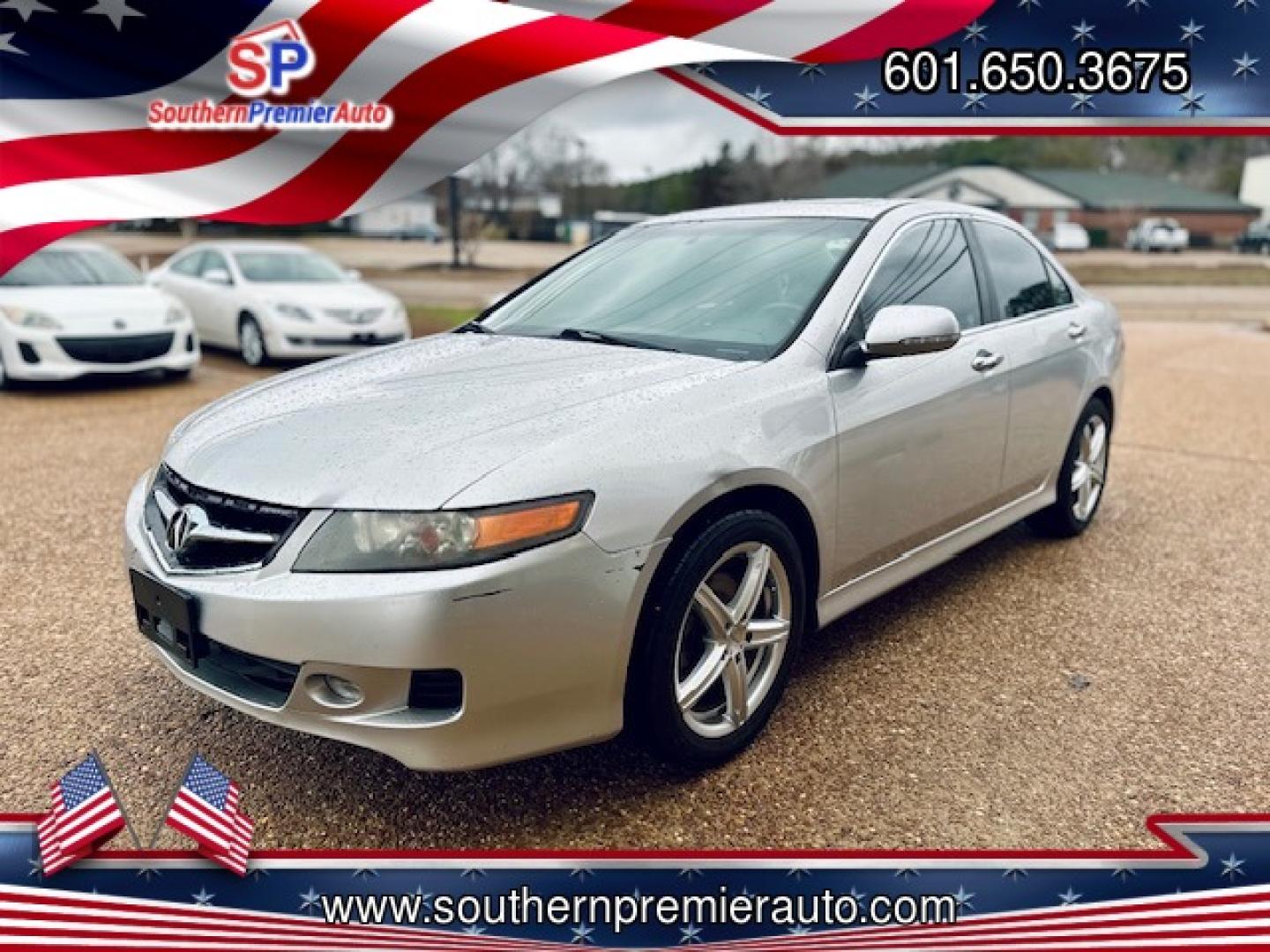 2008 SILVER ACURA TSX BASE (JH4CL968X8C) , located at 922 W. Beacon St., Philadelphia, MS, 39350, (601) 650-3675, 32.770447, -89.127151 - Photo#2